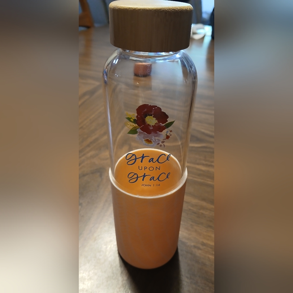 Mary & Martha Glass Drinking Bottle